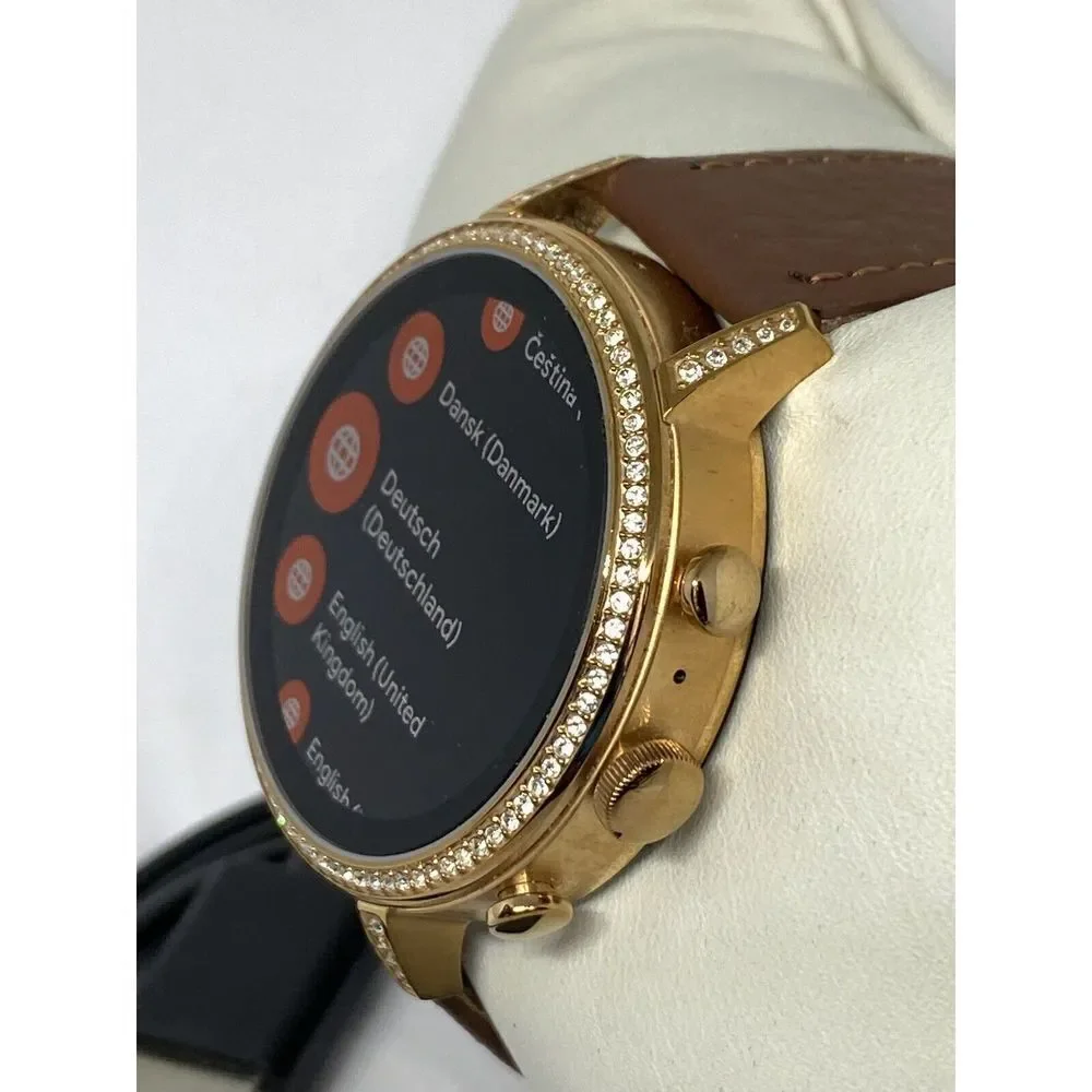 Fossil Gen 4 Authentic Digital Dial Smart Watch Custom Band FTW6011 DC507